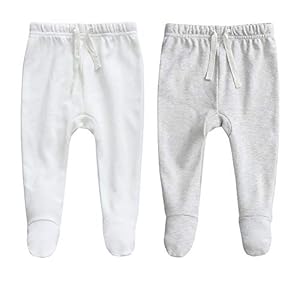 Owlivia 100% biologisch katoen baby jongen meisje 2-pack wiggle broek joggingbroek