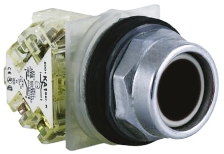 Tête de bouton poussoir noir CABEZA PULSADOR pour commande électrique