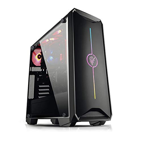 Phoenix zmir boitier Gaming LED RGB ATX Carte Micro-ATX avec 3 Ventilateurs RGB et contrôleur