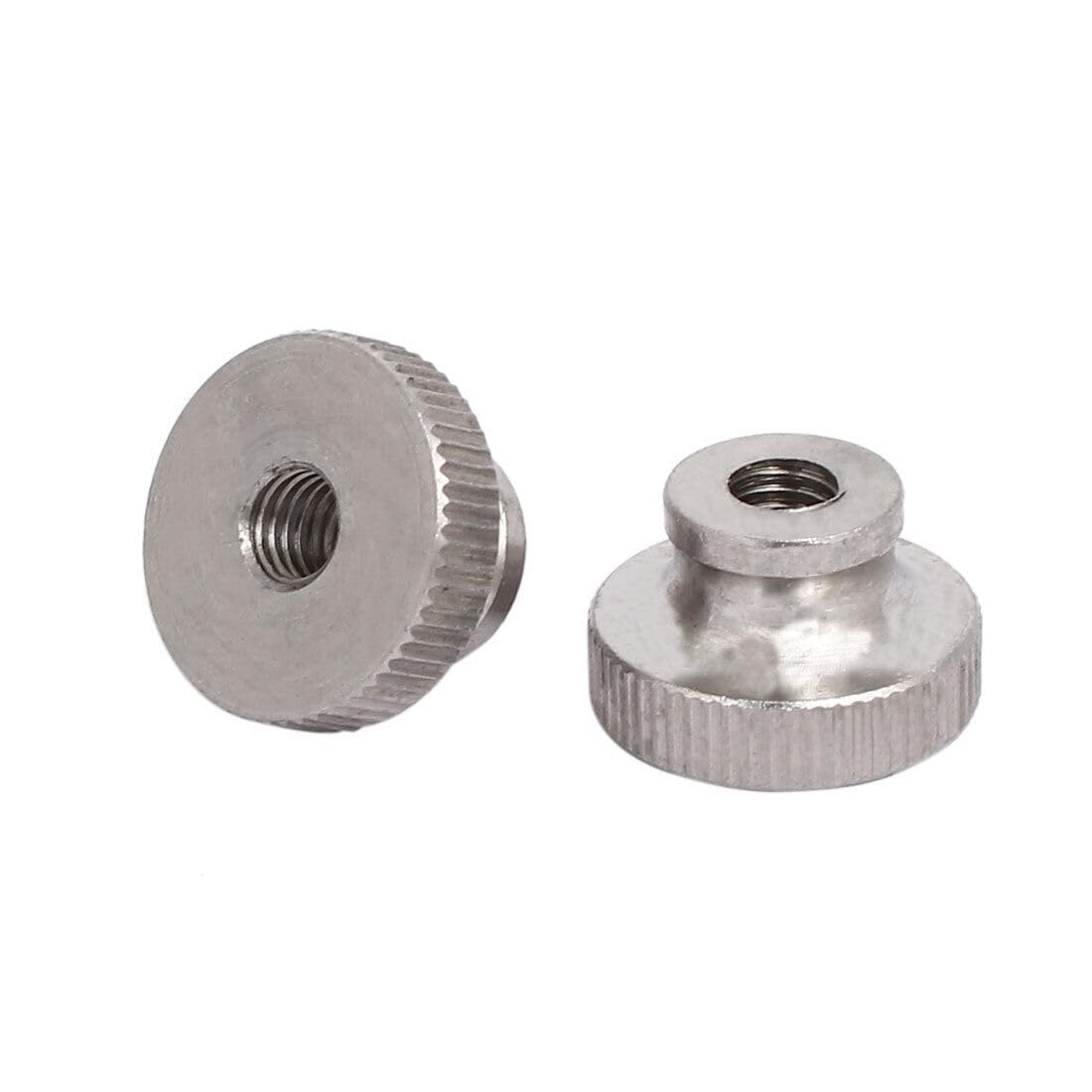 Tool Parts and Accessories M6 304 Stainless Steel Leveling Knurled Thumb Nut Fastener Silver Tone 6pcs (#CN-140824-08891)
