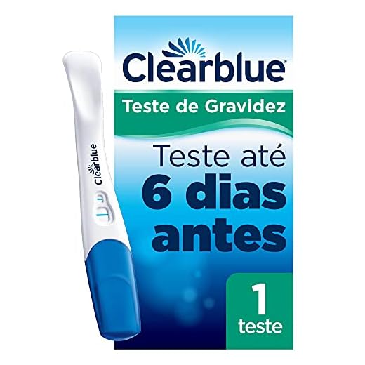 Clearblue Teste De Gravidez Resultado 6 Dias Antes 1 Unidade