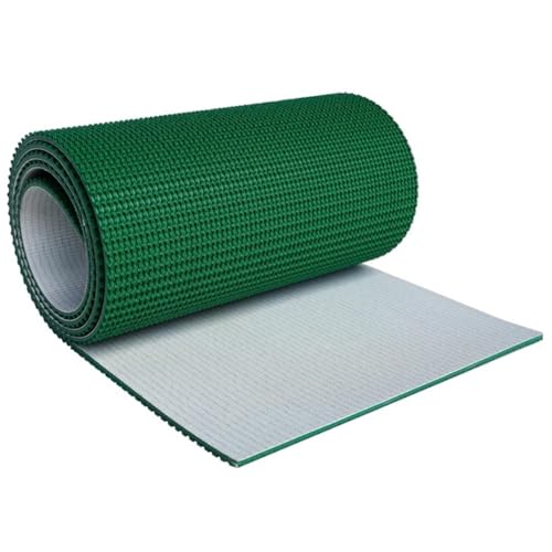 YJEUZCD Desktop Conveyor Belt, PVC Belt Material, Commercial Packaging Factory Transport Bucket Small Conveyor Student Friction Pulley Belt(2.6x98.4 ft)