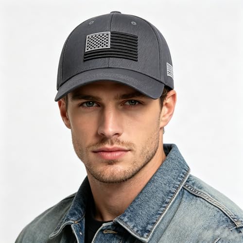 Image of FGSS Patriotic Baseball-Caps USA-Flag Hat Unisex 4th-July Baseball Hat