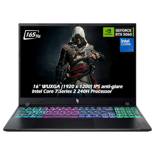 Acer Nitro V Gaming Laptop | Intel Core 7 240H | NVIDIA GeForce RTX 5060