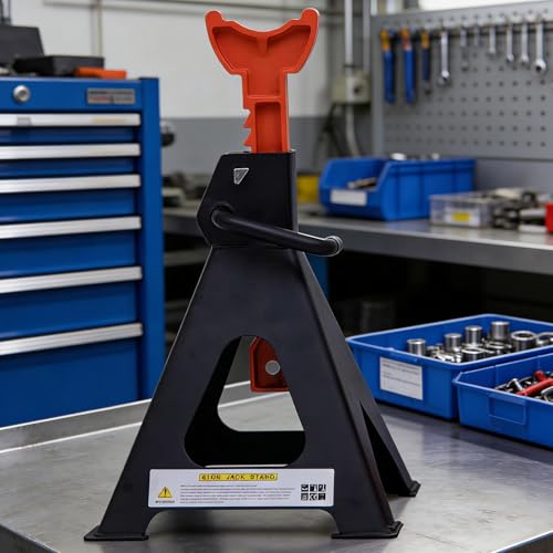 Support de levage voiture 3t avec socle haute résistance pour stabilisation de châssis