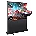 Todeco Beamer Leinwand 72 Zoll 4:3, Mobile Business und Heimkino Beamer, Tragbar Projektor Leinwand, Bodenprojektor Bildschirm, 146 x 109 cm, Keine Montage erforderlich