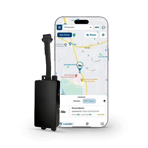 GPS Tracker - AutoSky Vehicle Tracker - Asset Tracker - HardWire Kit Included - No Recharging - 4G LTE - Real Time Location Tracking