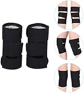 Knee Brace, 1 Pair Tourmaline Self-heating Therapy Knee Protect Belt Brace Support for Men and Women
