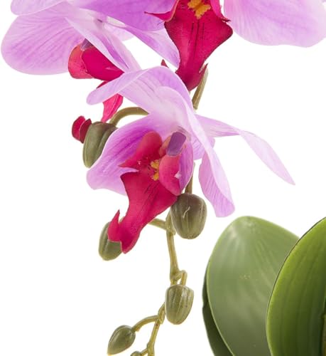 Orquídeas artificiales HUAQINGJUE sin riego para rincones oscuros 4