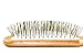 GranNaturals Detangling Metal Pin Bristle Wooden Paddle Hair Brush