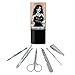 Hot Mess Woman Mug Shot Stainless Steel Manicure Pedicure Grooming Beauty Care Travel Kit