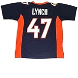 John Lynch Blue Jersey Stitched Custom Football New No Brand/Logos (US, Alpha, X-Large, Regular, Regular, Blue)