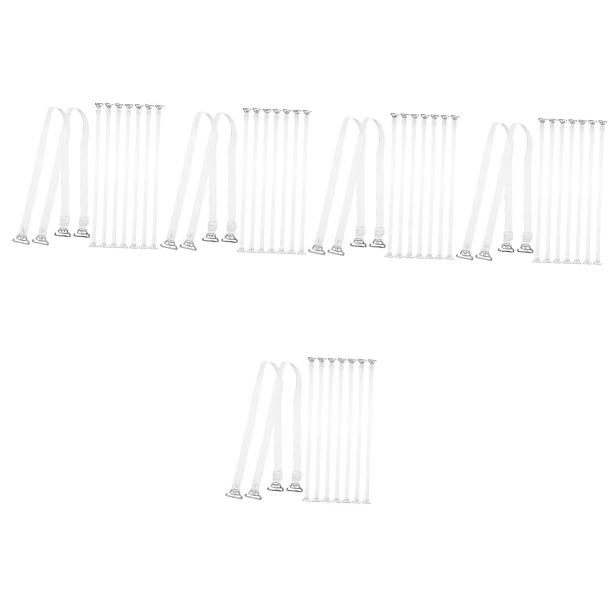 Transparente Correas Del Sujetador Decoración Ganchos Correa Del Sujetador Accesorios Del Sujetador Accesorios De Ropa Interior Sujetador Deportivo Extensor De Las