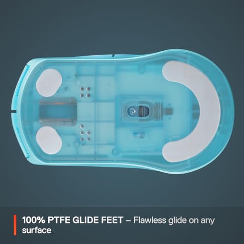 Image of SteelSeries Rival 3 Wireless Gen 2 Gaming Mouse - 2.4GHz and Bluetooth - 18000 DPI TrueMove Air Optical Sensor - 60 Million Click Durability - Light-Weight - 100% PTFE Feet - Aqua