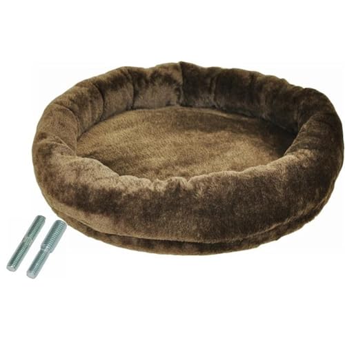 nanook - couchette, Chaise Longue XL - Surface de Couchage Ø 53 cm - Convient aux Grands Chats - pour poteaux à griffer M8 M10 et poteaux en sisal - avec vis...