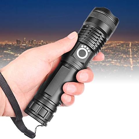 Cussity XHP50 LED Torch Bicycle Handle Torches USB Rechargeable Torch Super Bright Cover