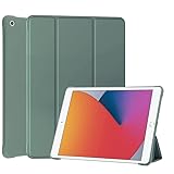 【Weiche TPU-Rückseite】 Die flexible TPU-Innenseite bietet umfassenden Schutz für Ihr iPad vor Kratzern und Stößen und erleichtert gleichzeitig das Anbringen oder Abnehmen. Die hochwertige PU-Oberfläche der Vorder- und Rückseite fühlt sich seidig an. Schlankes Profil sorgt für einen angenehmen Griff