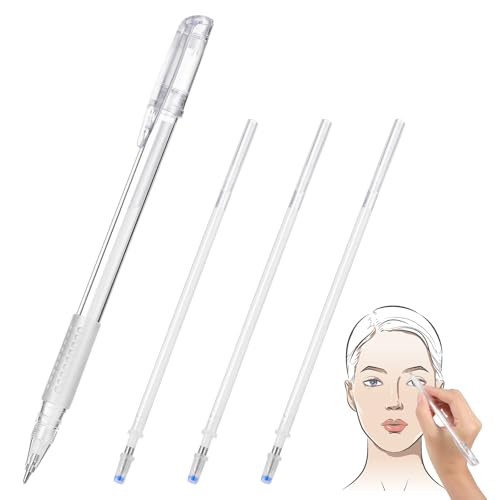 NOLITOY Bolígrafo para Microblading de Cejas 1Mm Recarga y Tinta Resistente para Uso de Belleza