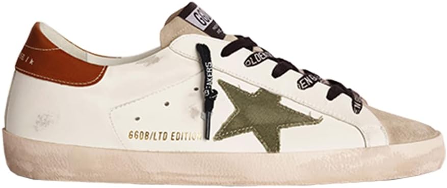 Golden GooseGG.DB Golden Goose Casual Sneakers for Women Classic Retro Flat Trainers Comfortable Leather Lace-up Sport Shoes