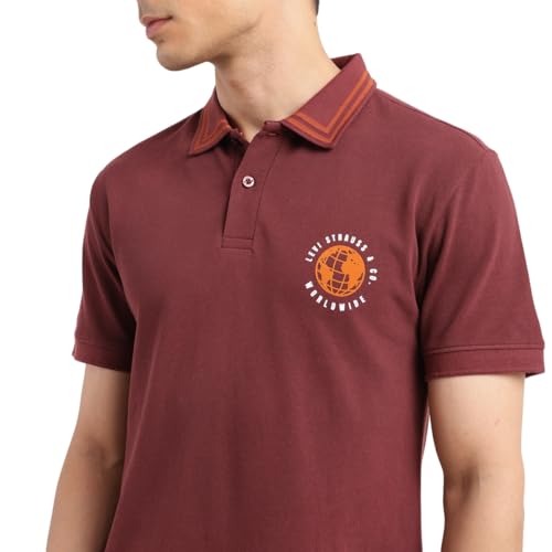 Image of Levi's Men's Cotton Slim Fit Polo T-Shirt