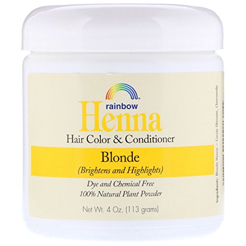 Rainbow Light Henna,Persian Blonde Henna-Persian Blonde - 4 Oz, 5 pack5