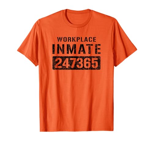 Workplace Worker Prisoner Inmate Halloween Costume T-Shirt
