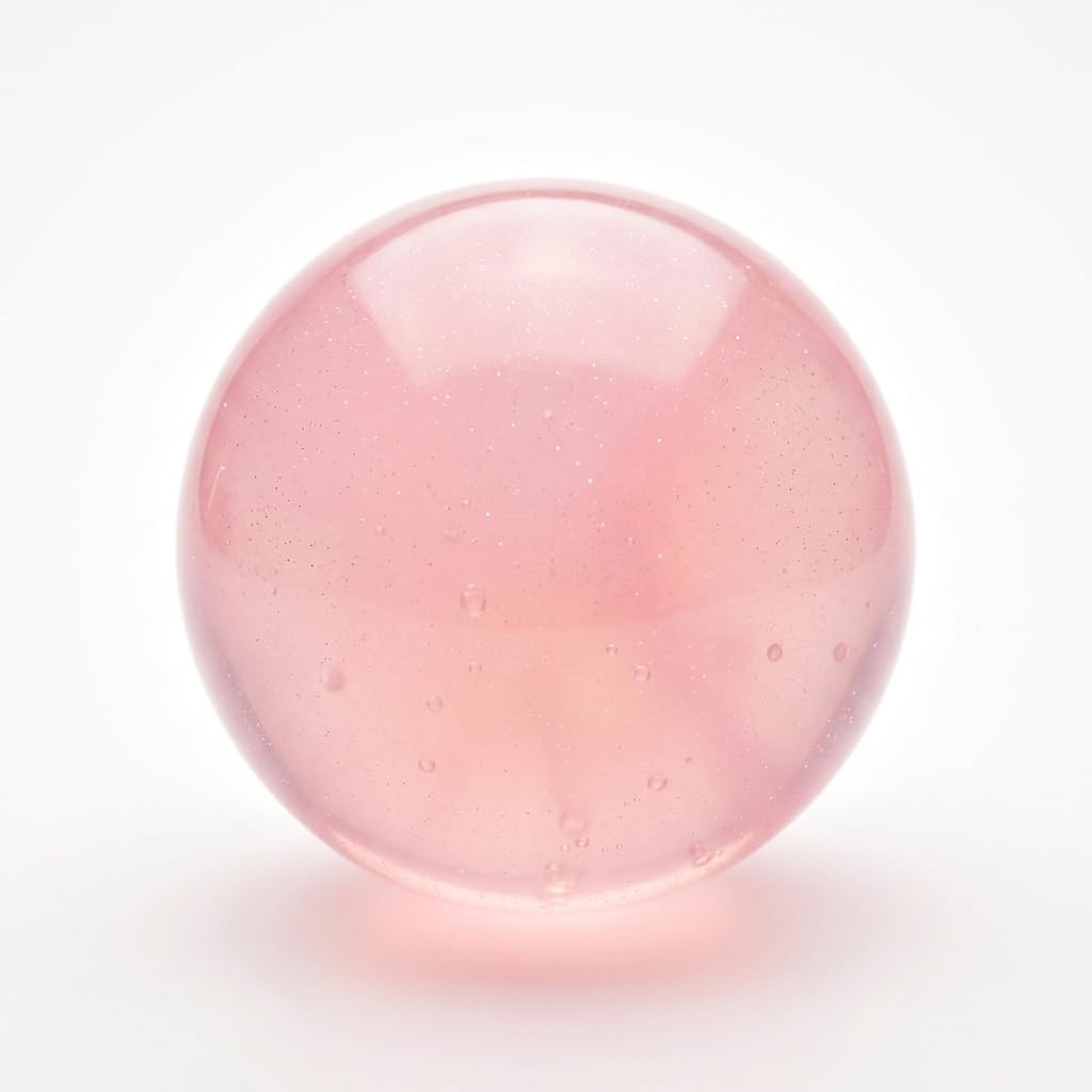 Coconut Oil Squishy - Slow Rising Squishy Coconut Oil Stress Ball, Non-Sticky Easy to Clean Stress Relief Toy for Easing Tension During Study, Work, Relaxation (Pink)