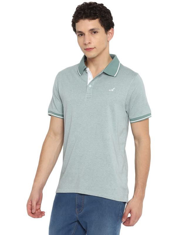 AMERICAN CREW Polo Half Sleeves T-Shirt for Men