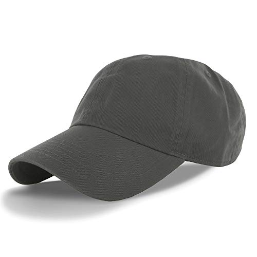 DS Plain 100% Cotton Hat Men Women Adjustable Baseball Cap (30+ Colors) Olive One Size