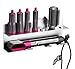 Produktbild Kyrio Haartrockner-Wandhalterung für Dyson Haartrockner Airwrap Styler Lockenwickler und 7 Locken Barrels Curling Kit Organizer Rack Wandhalterung Ständer Organizer Edelstahl silber