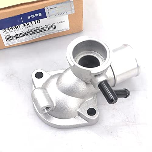 ZHUQIANG Gloednieuwe Echte Thermostaat Bovenklep 25560-4x110 Fit for Hyundai Terracan 2.9 Diesel - Afbeelding 3