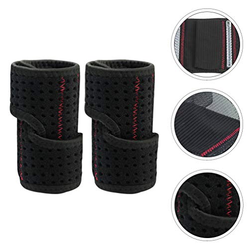 CLISPEED 1 par de Manga de CompressÃ£o de Pulso Pulseira Suporte de Pulso AjustÃ¡vel para Homens Mul