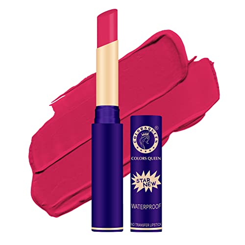 Image of Colors Queen Queen Lips Matte Lipstick | Long Lasting Lipstick Waterproof Highly Pigmented with Smooth Application | Smudge Proof Lipstick for Women (34 - Rose Blush)