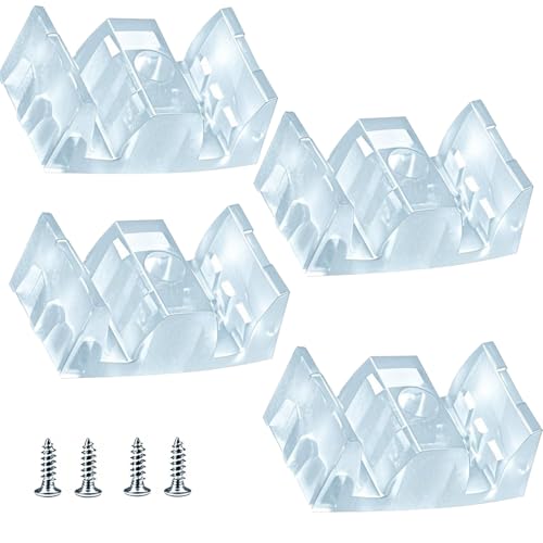 4-Pack Silicone Shower Door Bumpers