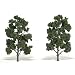 Medium Green Ready Made Trees 8" - 9" Woodland Scenics