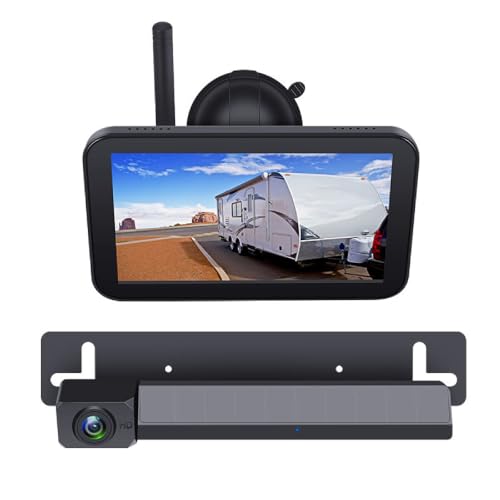 新品 Tonowu 5インチ ワイヤレス バックカメラモニター ソーラー充電 Amazon.co.jp: Tonowu 5インチバックカメラモニターセット ワイヤレス