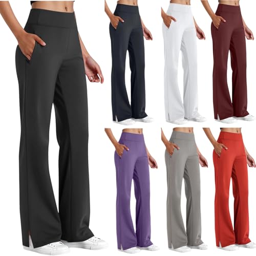 Womens Wide Leg Yoga Pants Casual Fashion...
