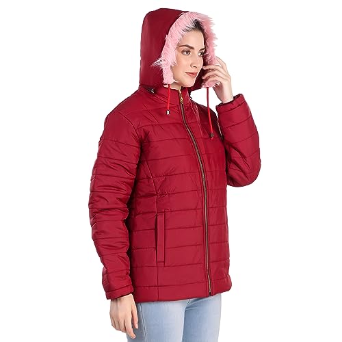 Image of Full Sleeve Solid Women Puffer Jacket