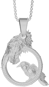 Odin Stand met Wolven en Kraaien gebronsd beeld | Boutique