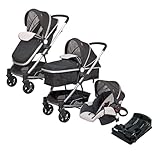 D´BEBÉ - Carriola Travel System Crown - Carriola Multifuncional - Ideal para Bebés Recién...