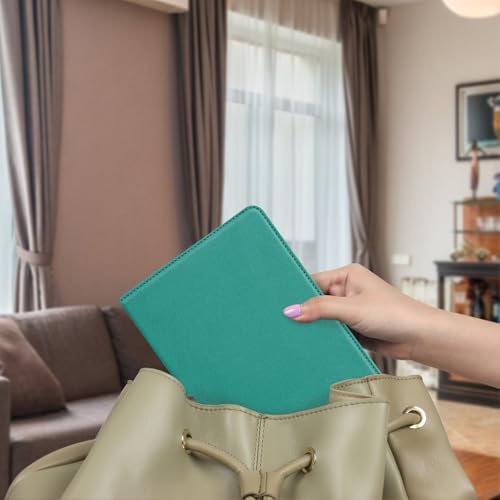 Image of CoBak Case with Stand for Kindle Paperwhite 12th Gen 2024 Released (7 inch) & Kindle Colorsoft Signature Edition - Durable PU Leather Cover with Auto Sleep Wake, Card Slot, Hand Strap Feature, Jade