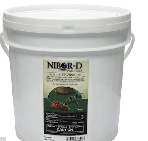 Nibor D Insecticide Dust Or Spray 5 Lbs Ants Roaches Fleas Lady Bugs Silverfish Not for Sale To: California