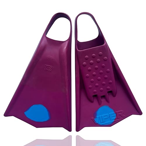 Mike Stewart Viper Swimfins - Purple/Aqua-XS