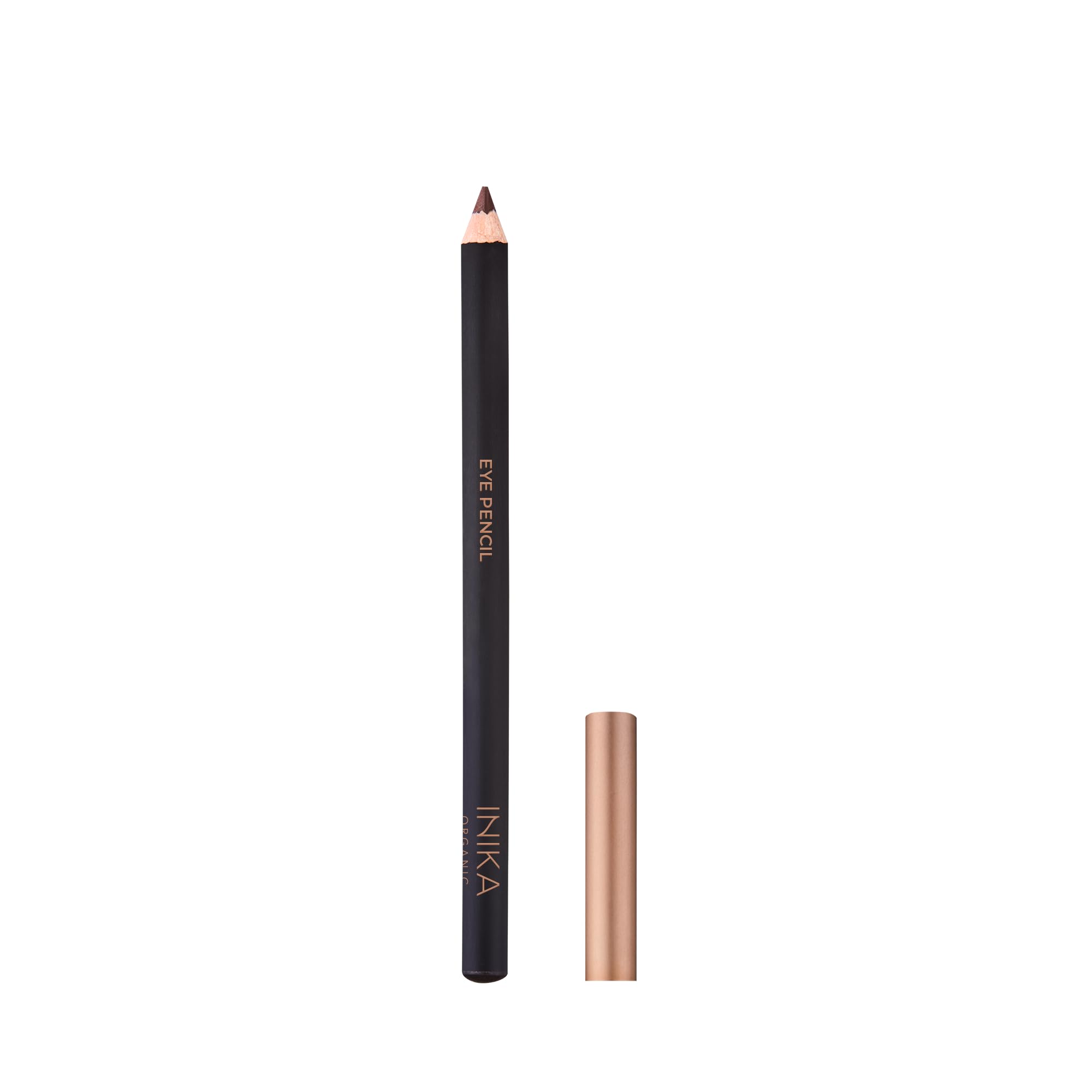 INIKAOrganic Hypoallergenic Vegan Eye Pencil | Long-Lasting, Water-Resistant Makeup, Richly Pigmented, Vit E + Coconut Oil, Gentle for Sensitive Eyes, Cruelty-Free & Sustainable Packaging. Cocoa