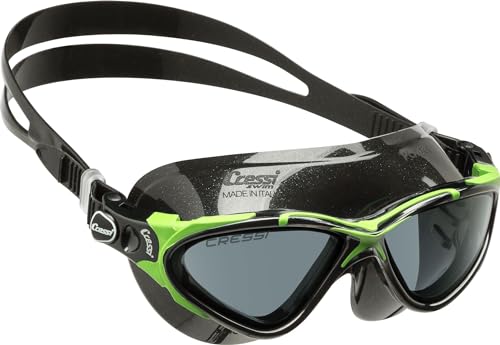 Cressi Planet Goggles SIL Black/Frame Lime Black
