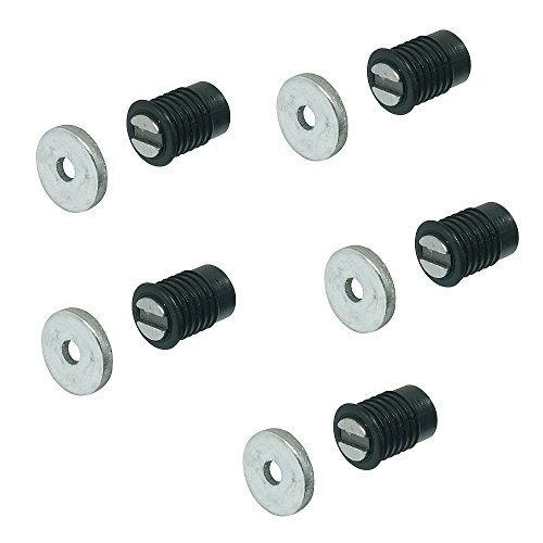 Preisvergleich Produktbild Gedotec Magnetverschluss mit Gegenplatte Einbohrmagnet Tür Magnetschnapper zum Einbohren / Tür-Magnet extra stark mit Haftkraft 2,0 kg / 5 Stück - Möbel-Magnete für Schranktüren - Balkon-Türen uvm.