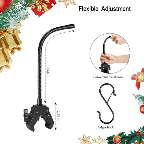 Mosmgibox Reusable Garland Hanger for Front Door with 4 Hooks & Storage Bag, Garland Holder for Door Frame, Adjustable 31.5"- 49.6" for Single Door (31.5"- 49.6") by Mosmgibox - Image 4