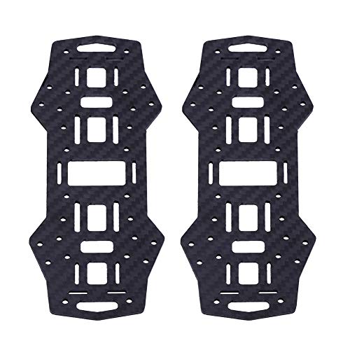 Quadcopter Frame, 2Types 250MM RC Aircraft Drone Frame Kit Compatibile con la Parte di aggiornamento QAV250(Carbon Fiber)