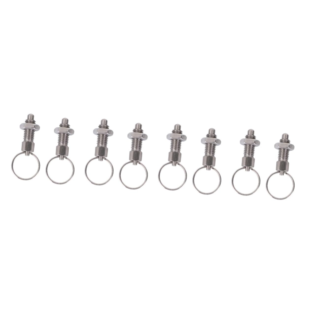 8 Pcs Spring-Loaded Plunger Mechanical Accessories Spring Plunger Spring Catch Spring Pin