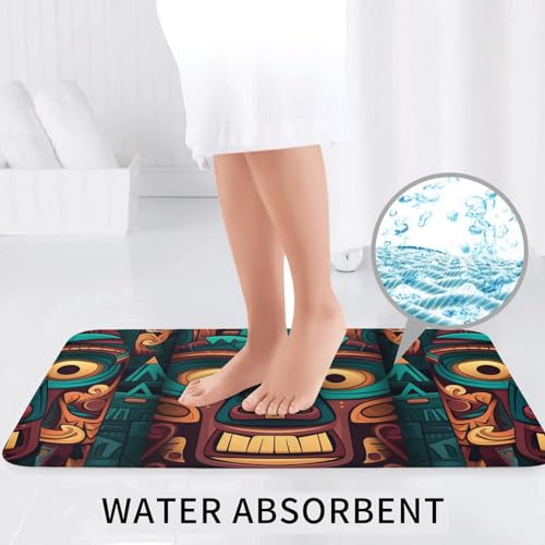 Tapis de salle de bain lavable ensemble de 3 pièces avec tapis de bain en forme de U